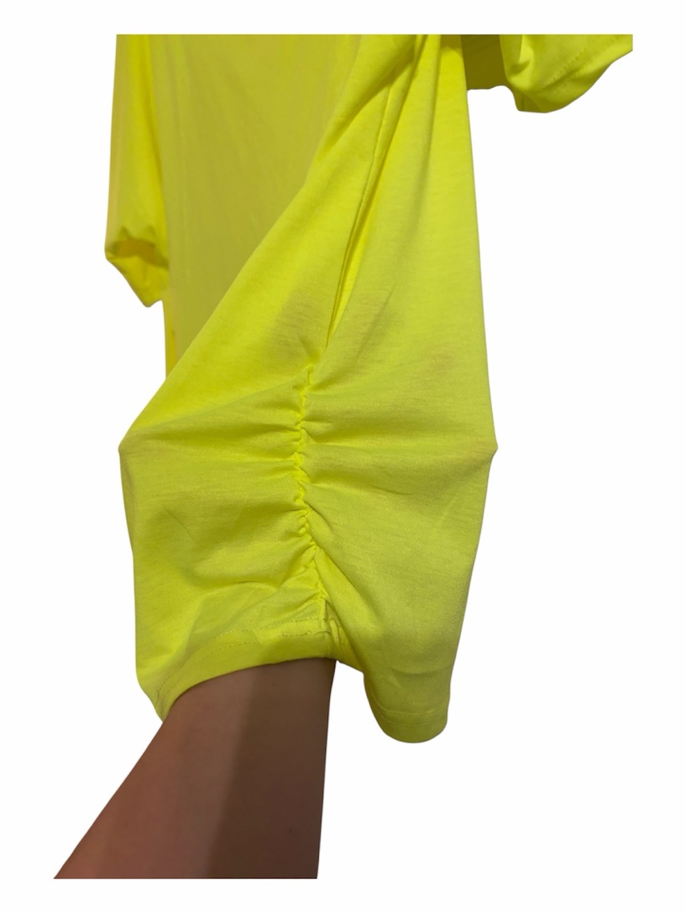 Neon Green Off-Shoulder Women's Top -Size 3X - Picture 5 of 6